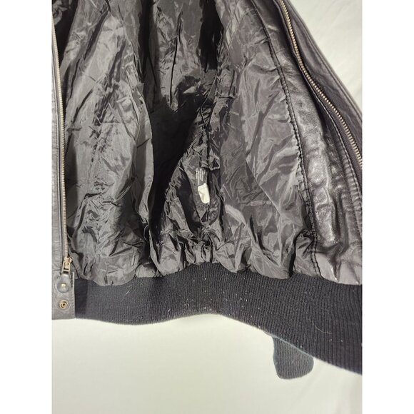 D,A,N,Y, Direct Action New York Bomber Jacket Timeless Black Soft Lamb Leather M - Picture 7 of 10